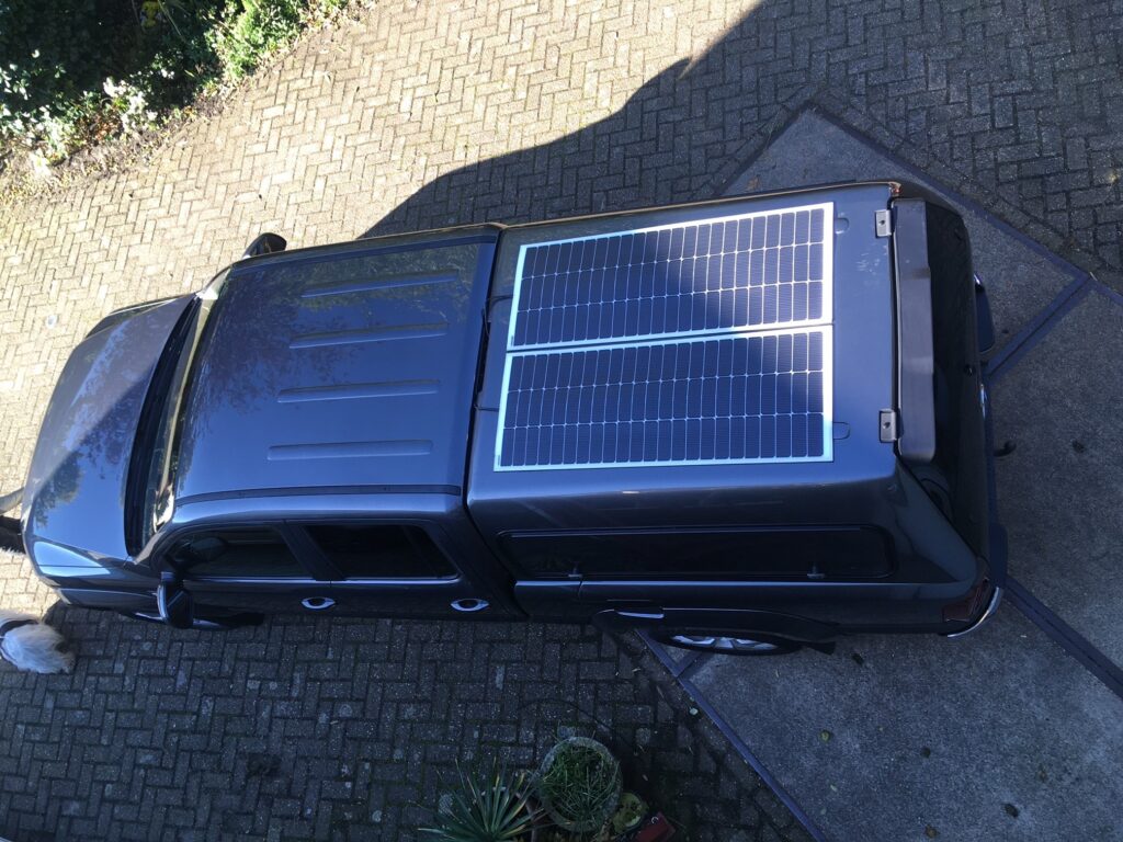 zonnepaneel op dak vw